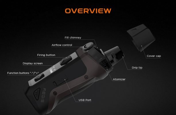 Pod Geekvape Aegis Boost Kit Plus tặng 1 Pin+1 Lọ Tinh dầu 60ML